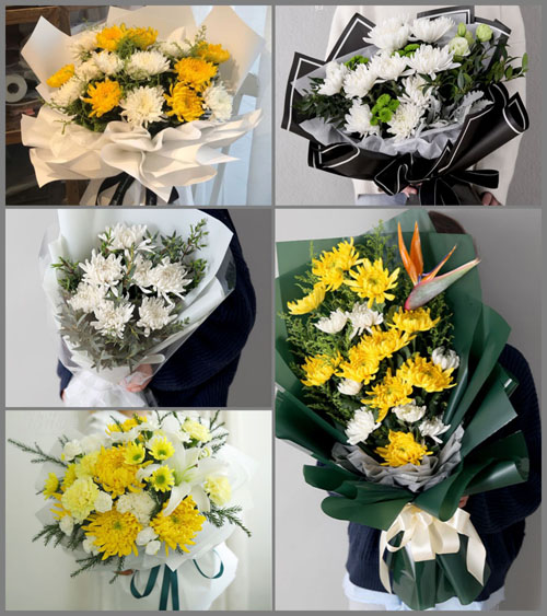 贵州贵阳清镇市站街镇哈寨村白事花束代送